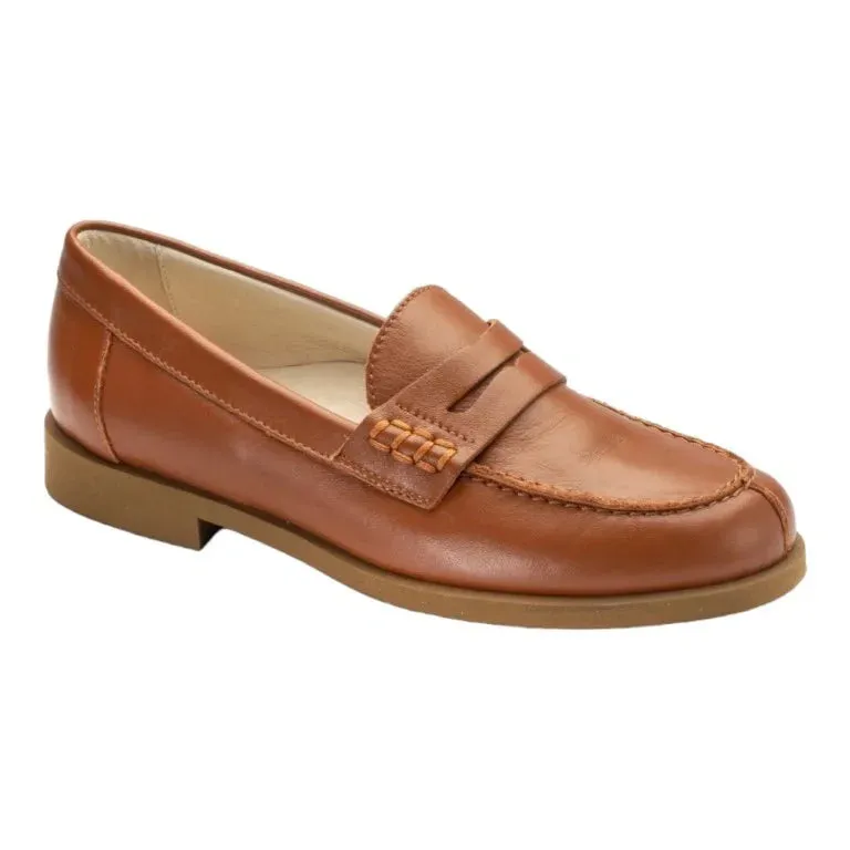 1066 - Tan Soft Leather Hard Loafer for Boy/Girl by London Kids