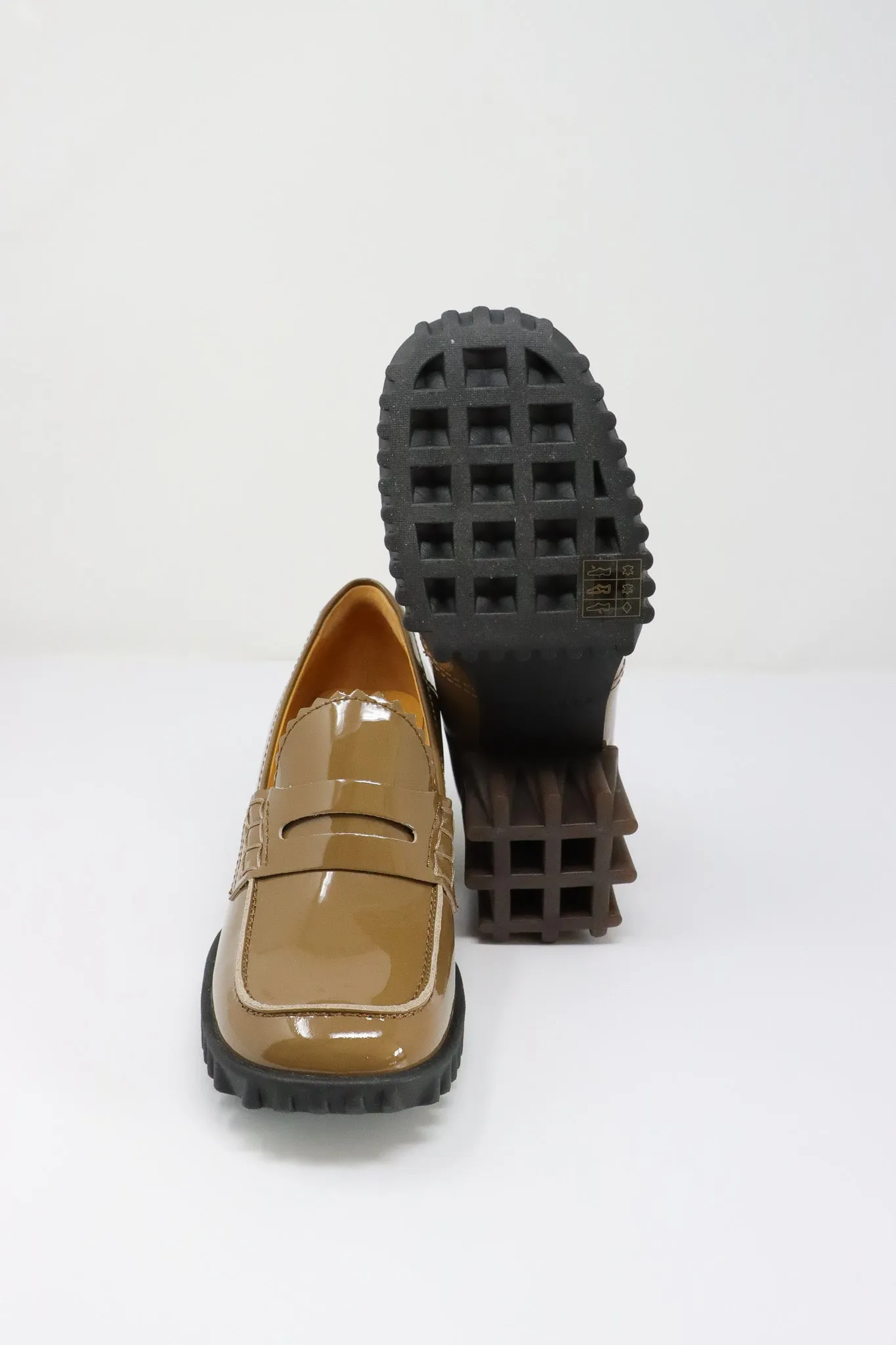 4CCCCEES Bloffo Penny Khaki Shoes