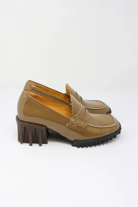 4CCCCEES Bloffo Penny Khaki Shoes