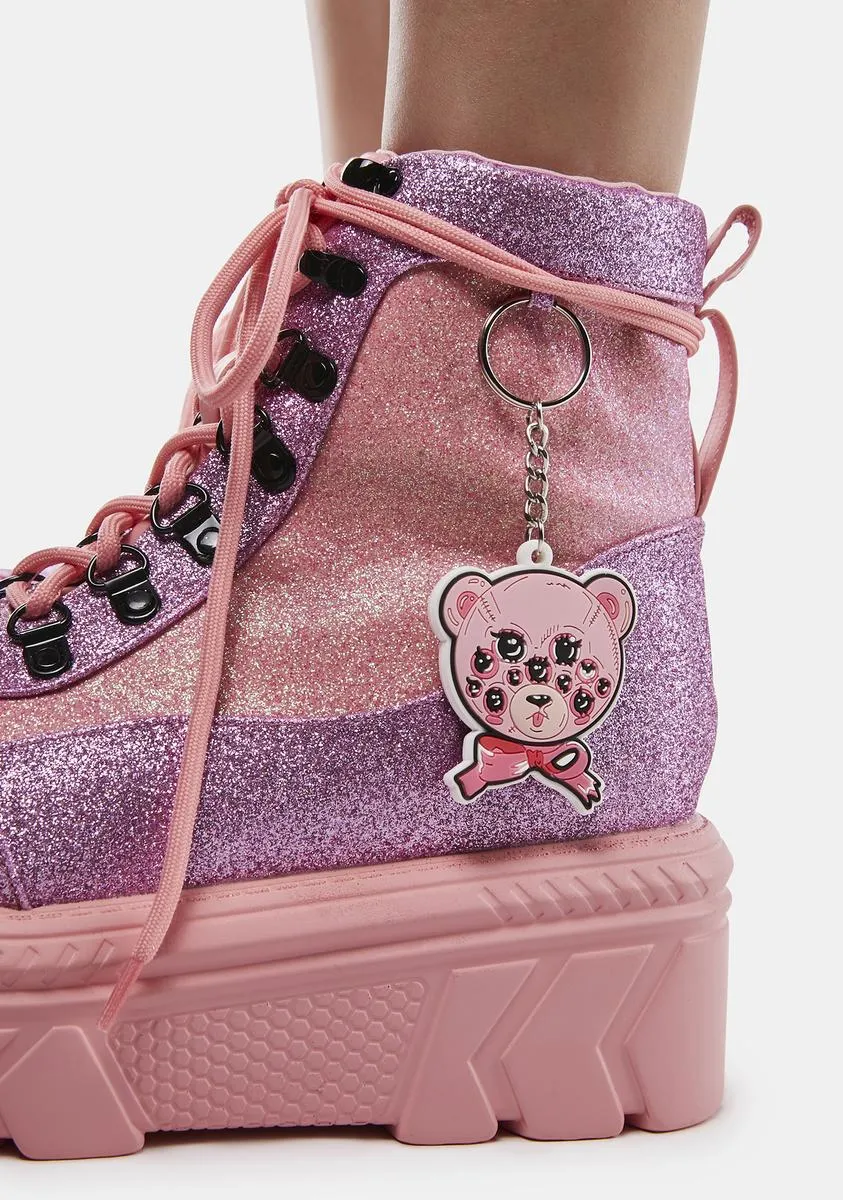 Addy The Baddy Bear Combat Boots