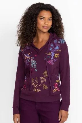 Ariela Thermal Hoodie - Plum