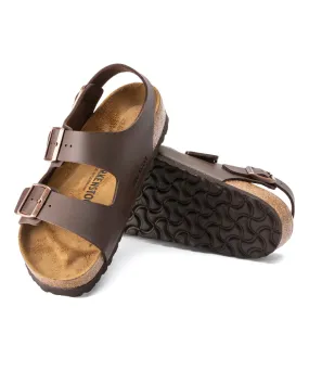 BIRKENSTOCK MILANO NARROW FIT IN DARK BROWN