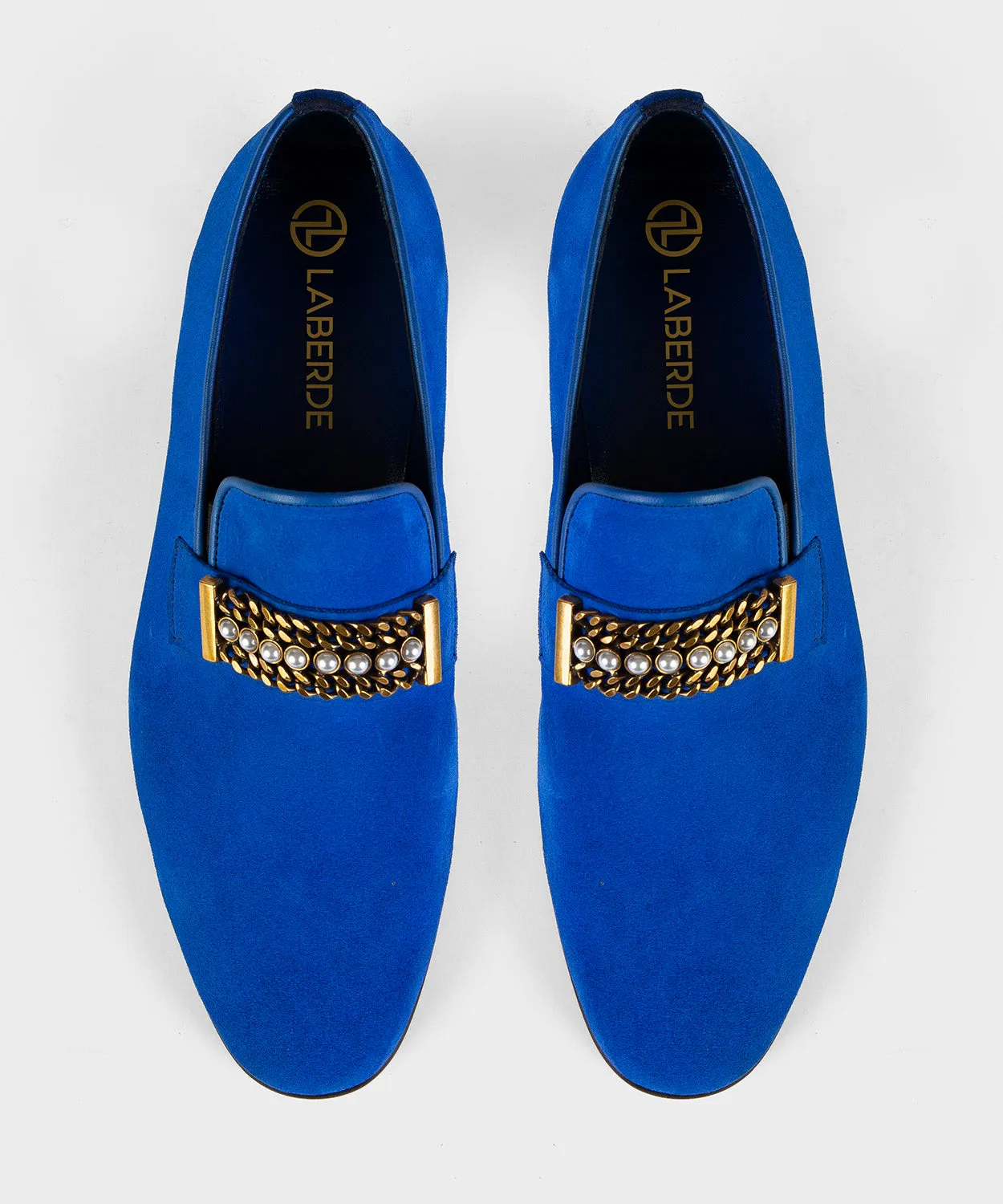 Blue Suede Loafer