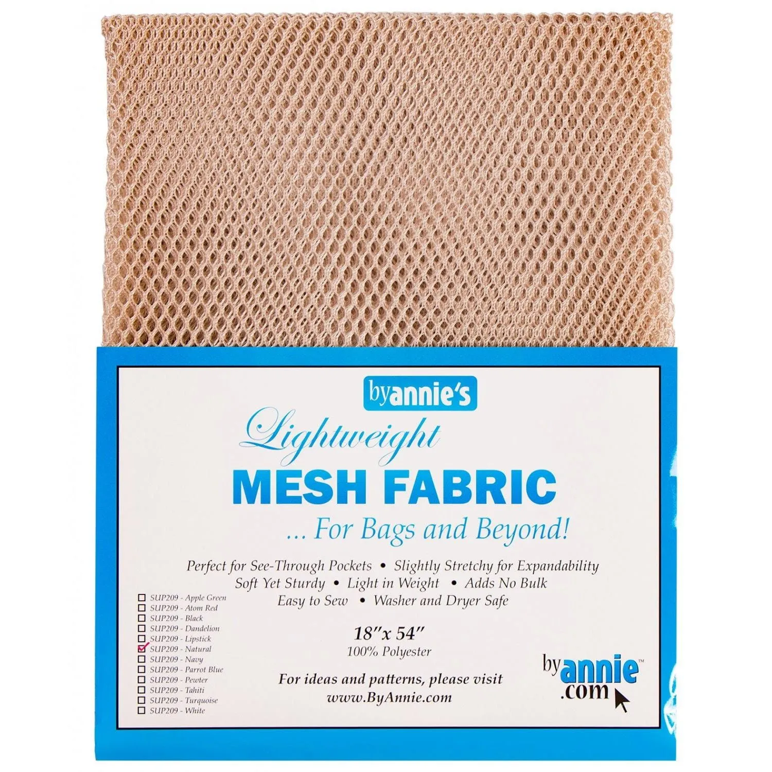 ByAnnie - Lightweight Mesh Fabric - Natural