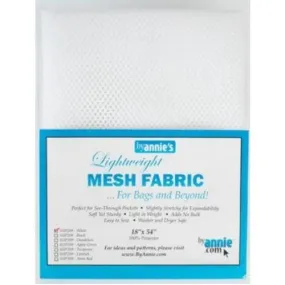 ByAnnie - Lightweight Mesh Fabric - White