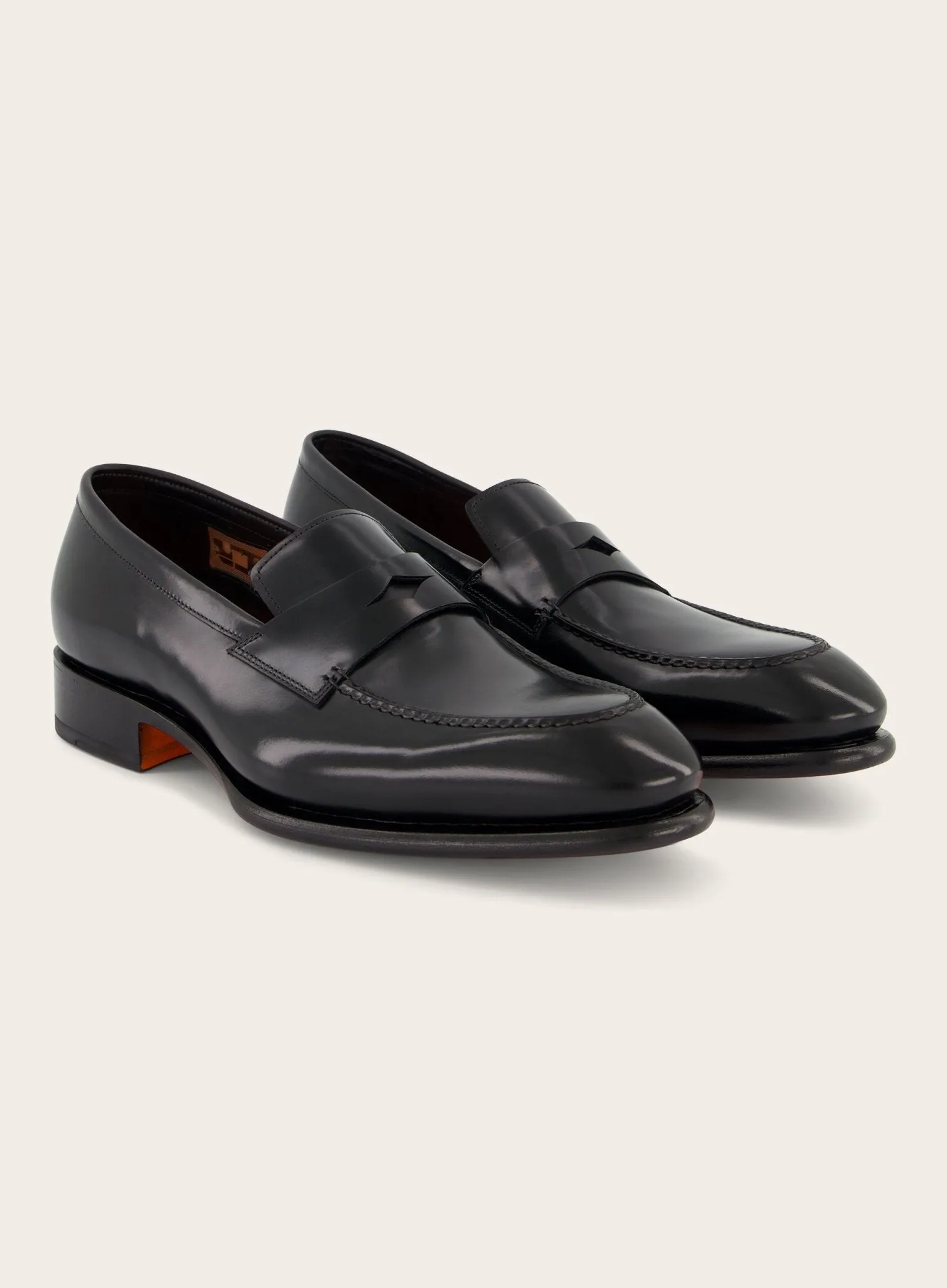 Carter penny loafers van leer