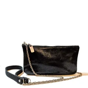 Cher Mini Crossbody - Black Lizard