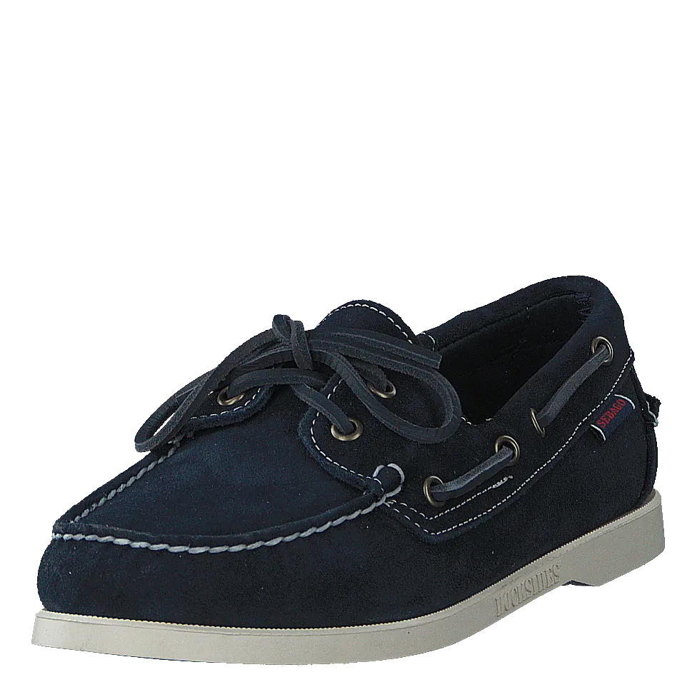 Docksides Portland Suede W Navy