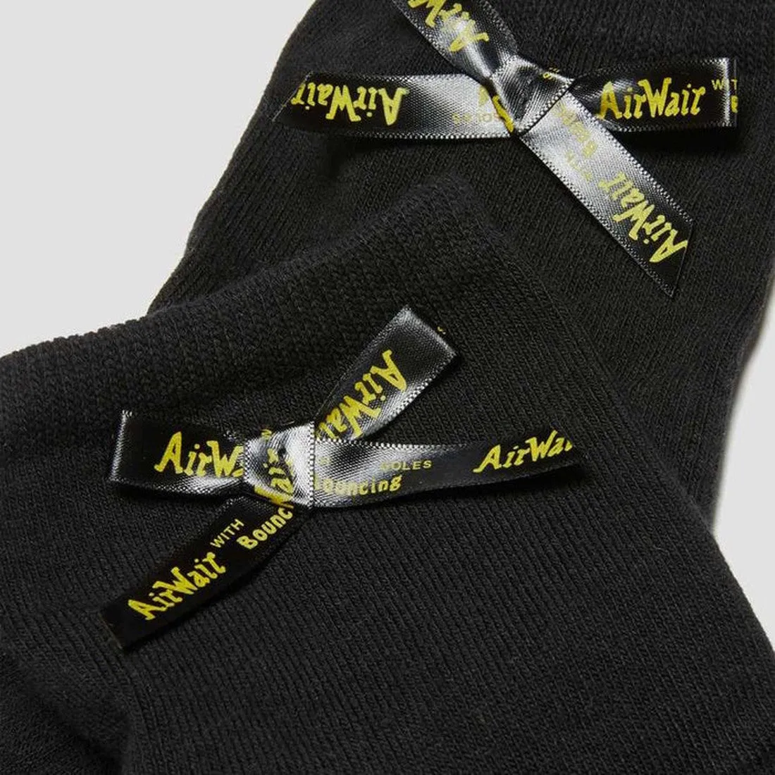 Dr Martens Ankle Bow Cotton Blend Socks Black