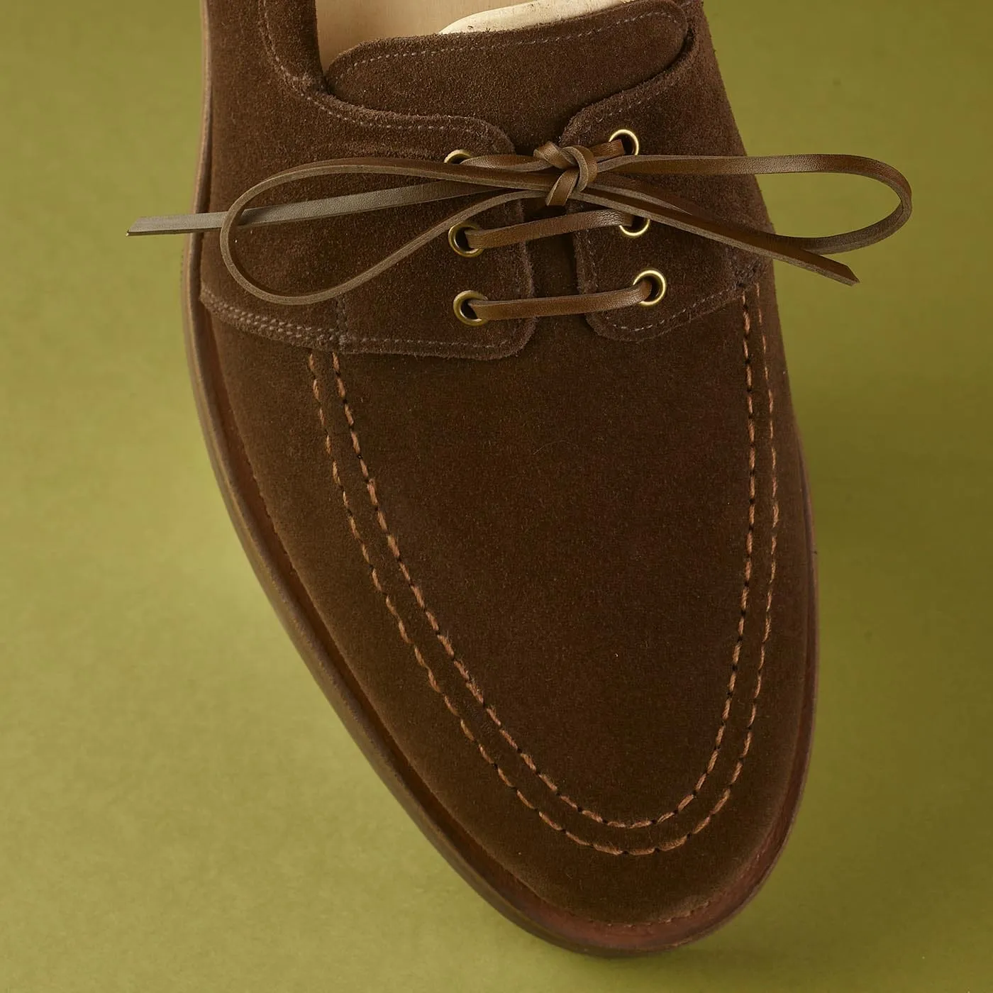 Falmouth Dark Brown Suede