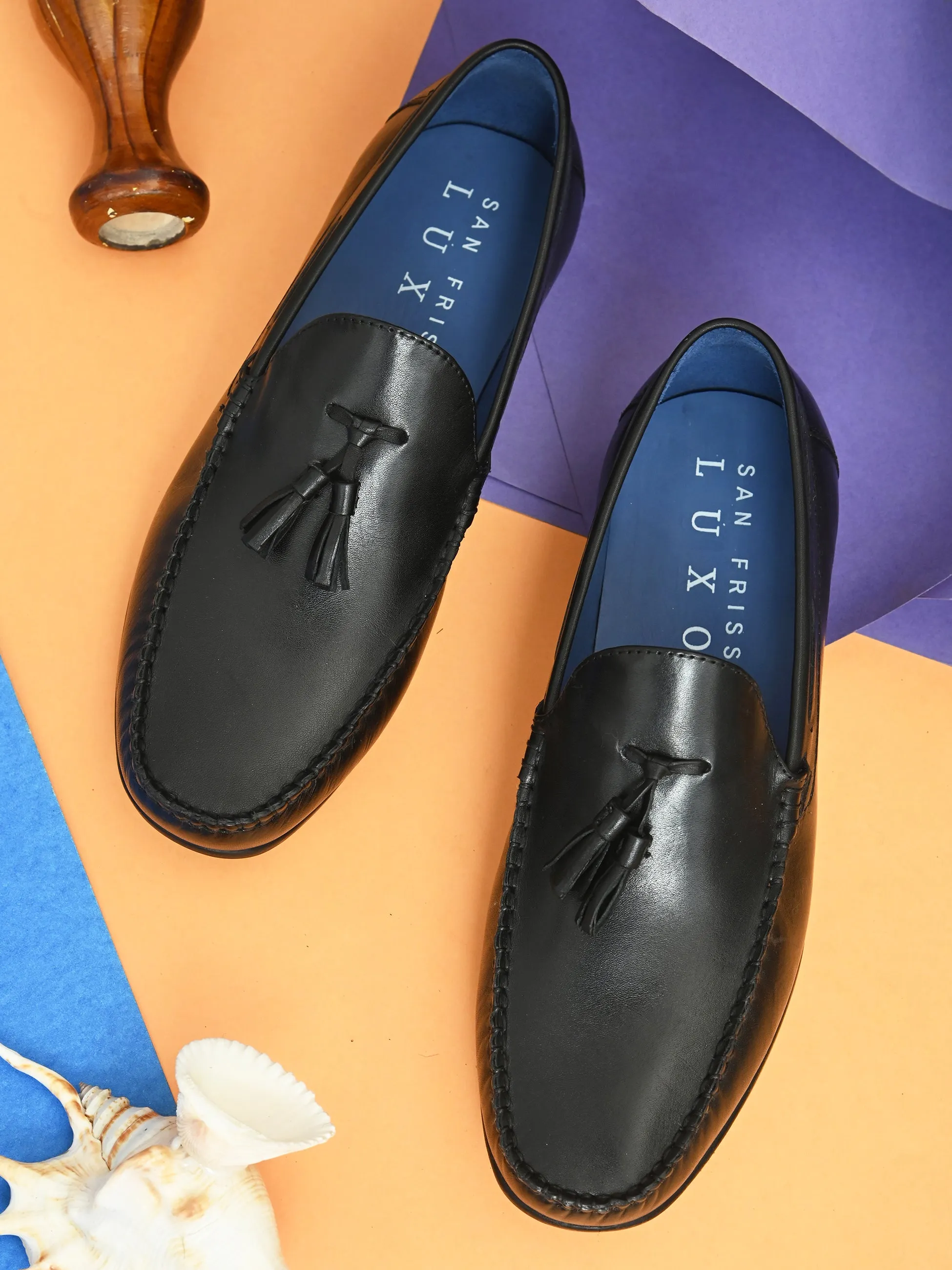 Firenze Black Loafers