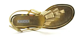 Flat Sandal Gold - Werner