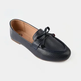 Girls Loafer OS-03-NAVY