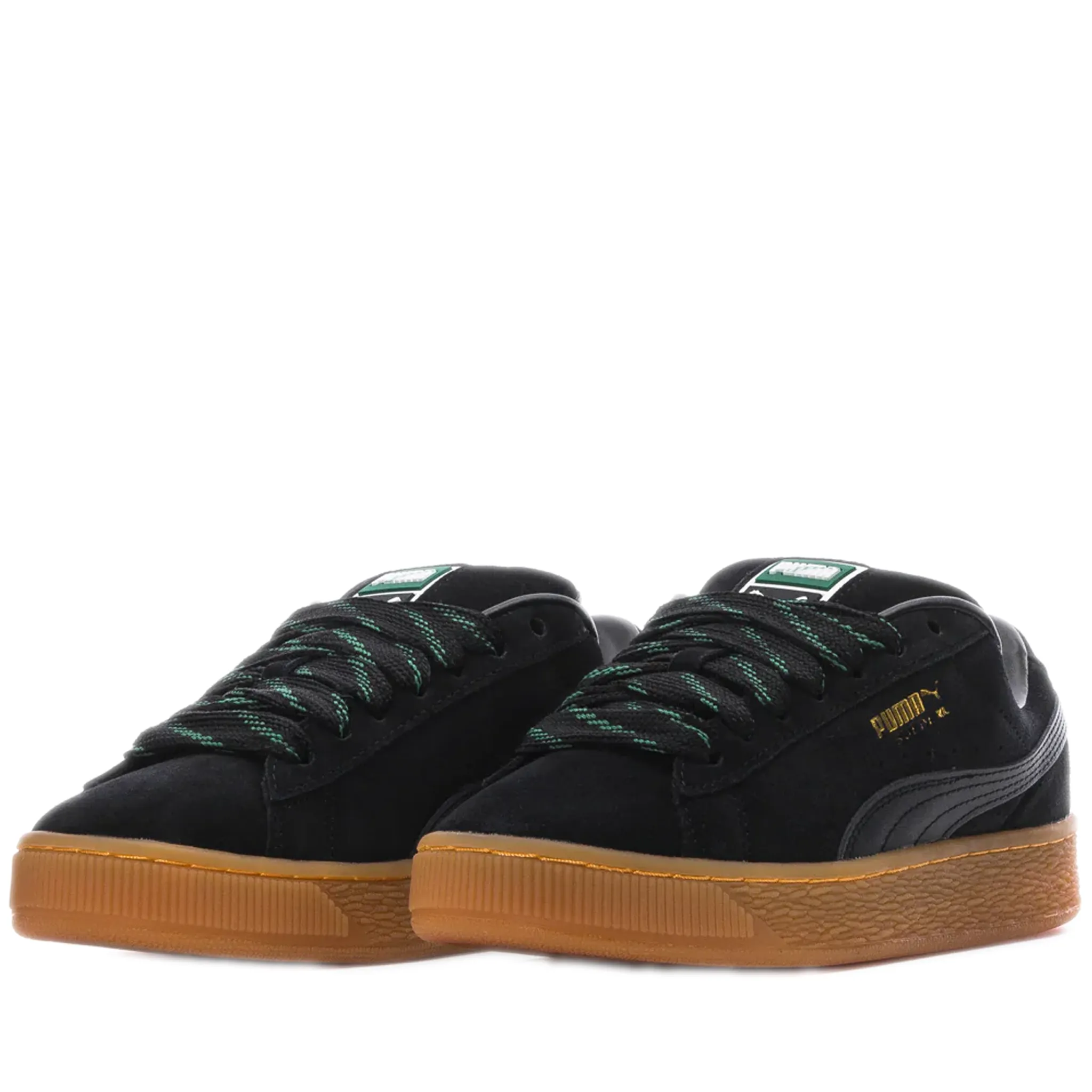 Grade School Puma Suede XL - Black/ Gum