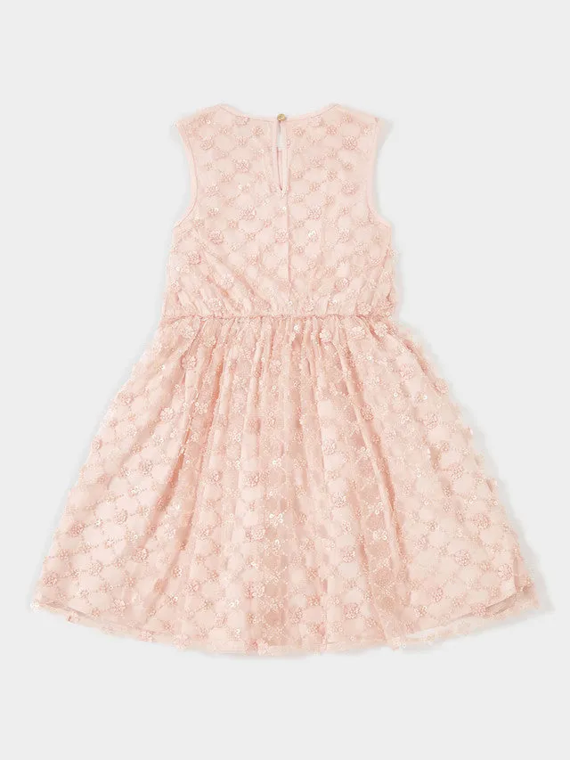 GWD Lilibetta Embellished Dress Peach