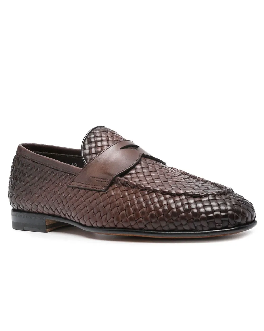 Gwendale Woven Loafer in Dark Brown