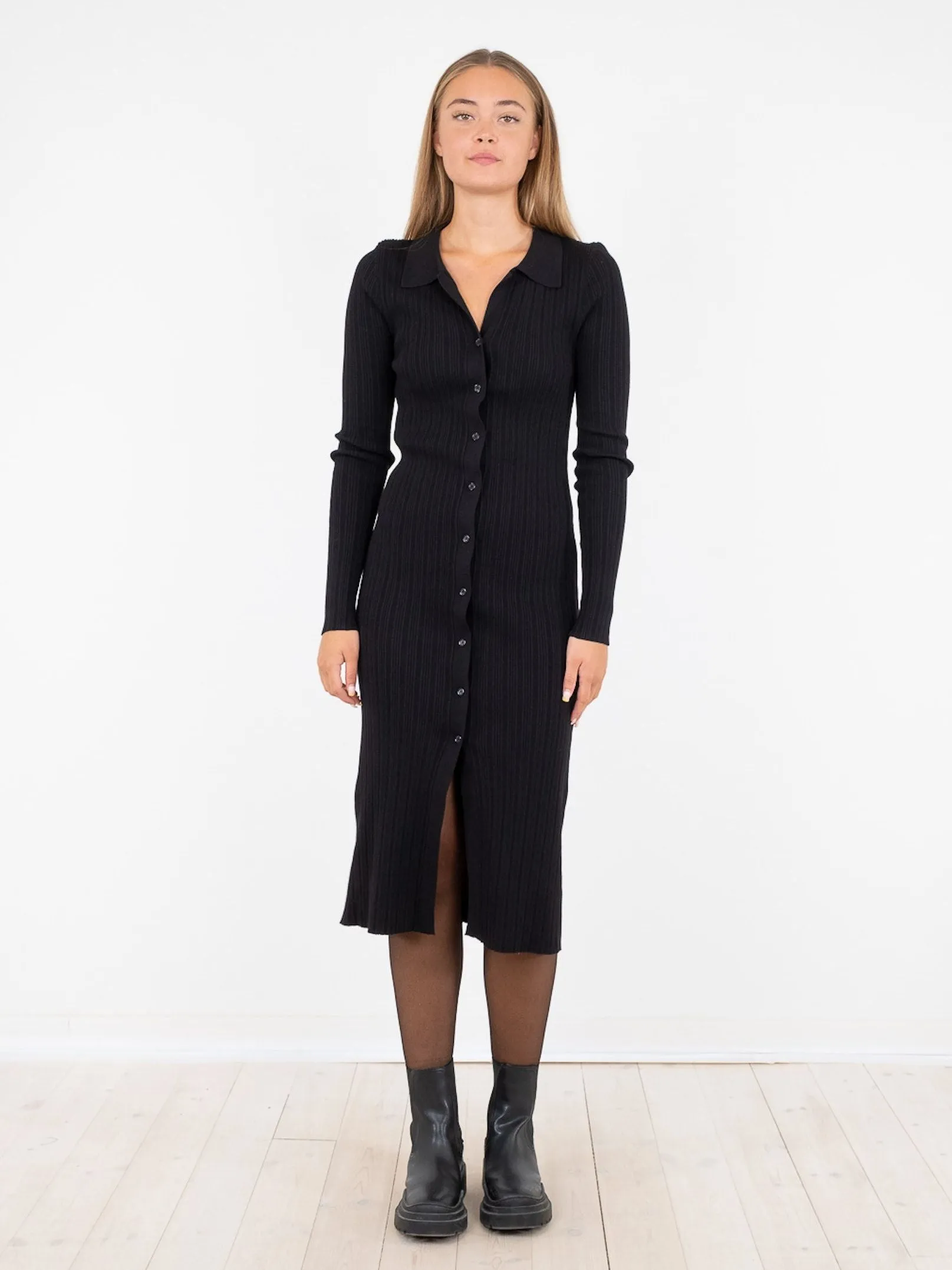 Harlow Knit Dress - Black