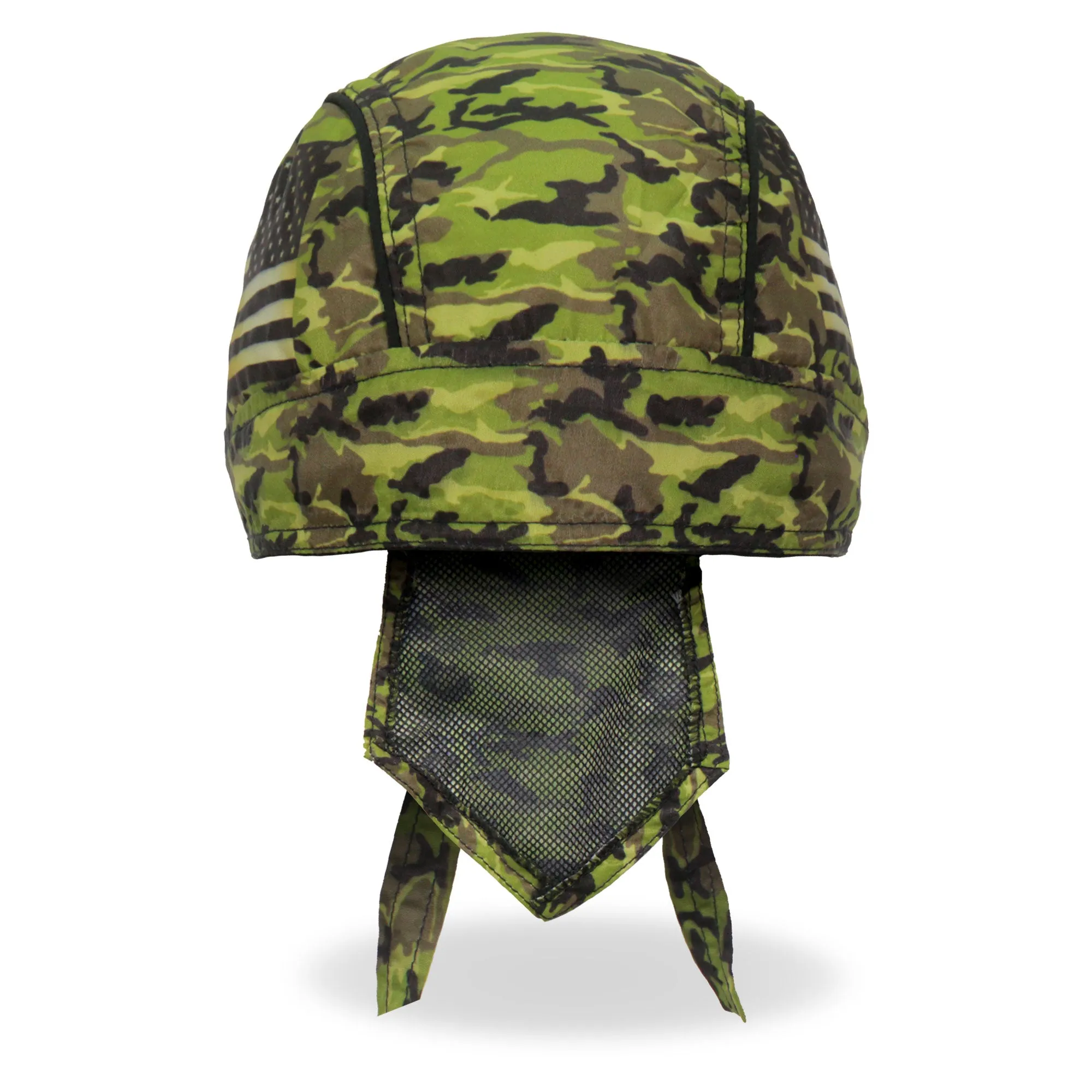 Hot Leathers Camo Flag Lightweight Headwrap HWH1112