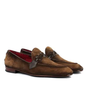 Jeffery West - Martini K380 Rum Crust Suede Loafers