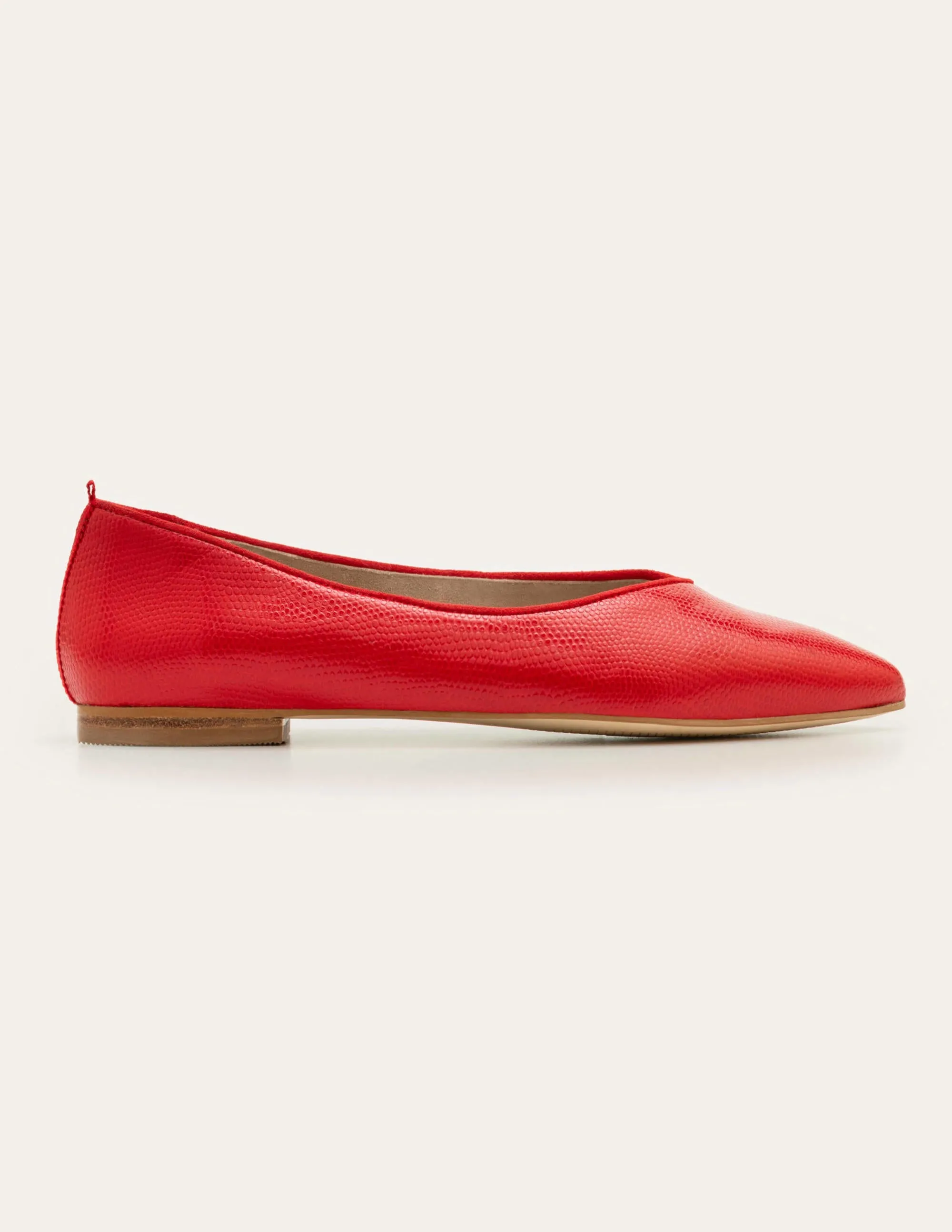 Julia Pointed Flats-Red Lizard