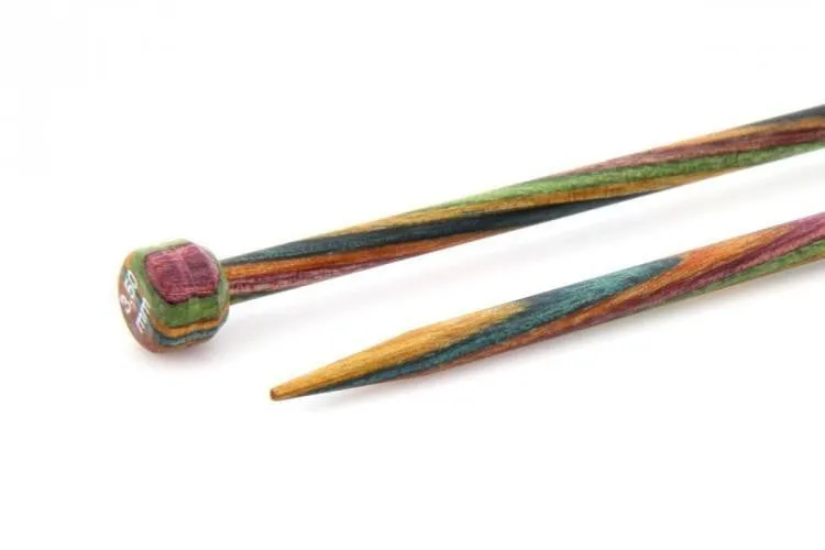 KnitPro "Symfonie" Wood Single Point Knitting Needles (Dif Sizes)