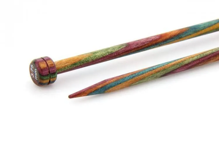 KnitPro "Symfonie" Wood Single Point Knitting Needles (Dif Sizes)