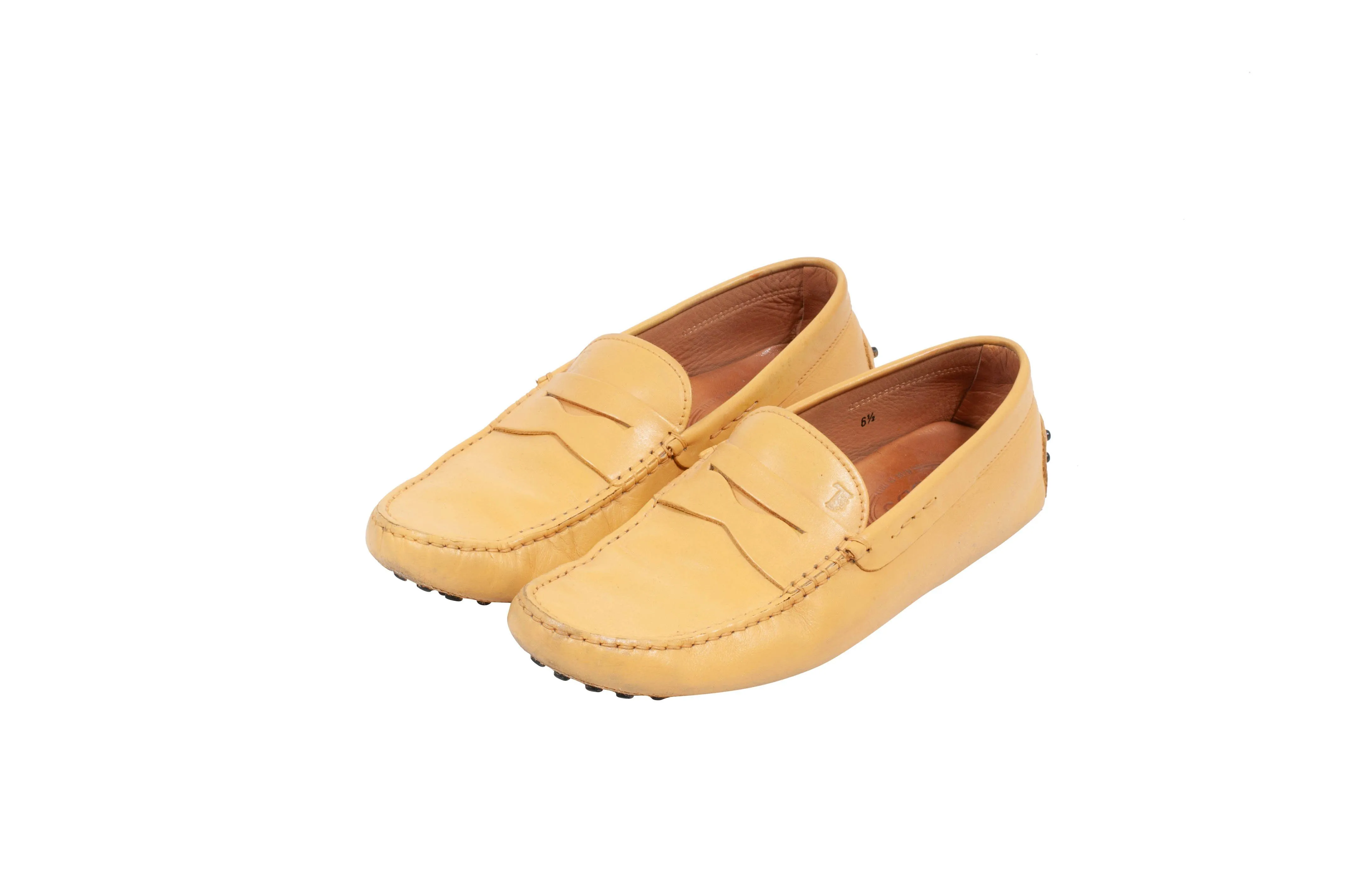 Leather Loafer (Yellow)