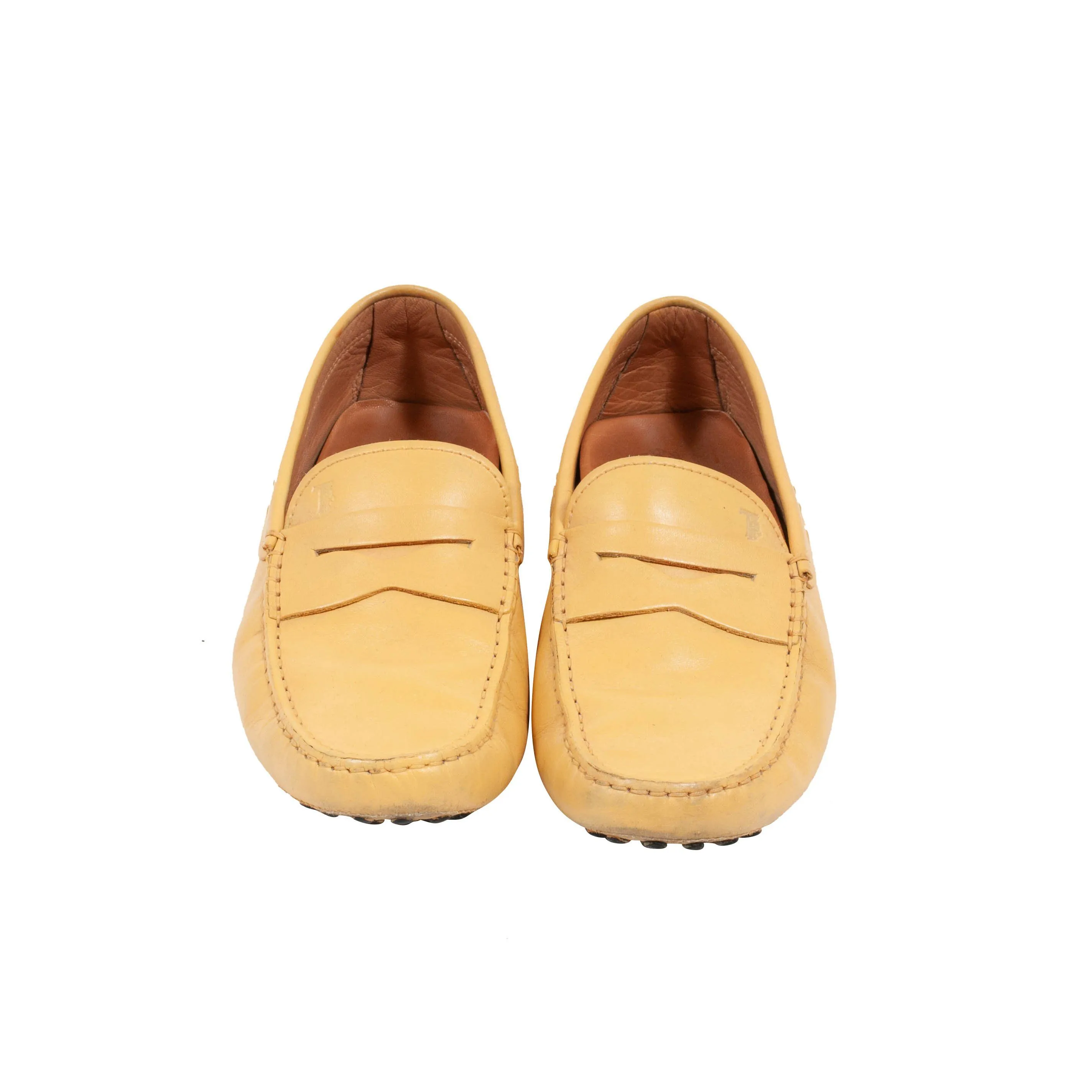 Leather Loafer (Yellow)