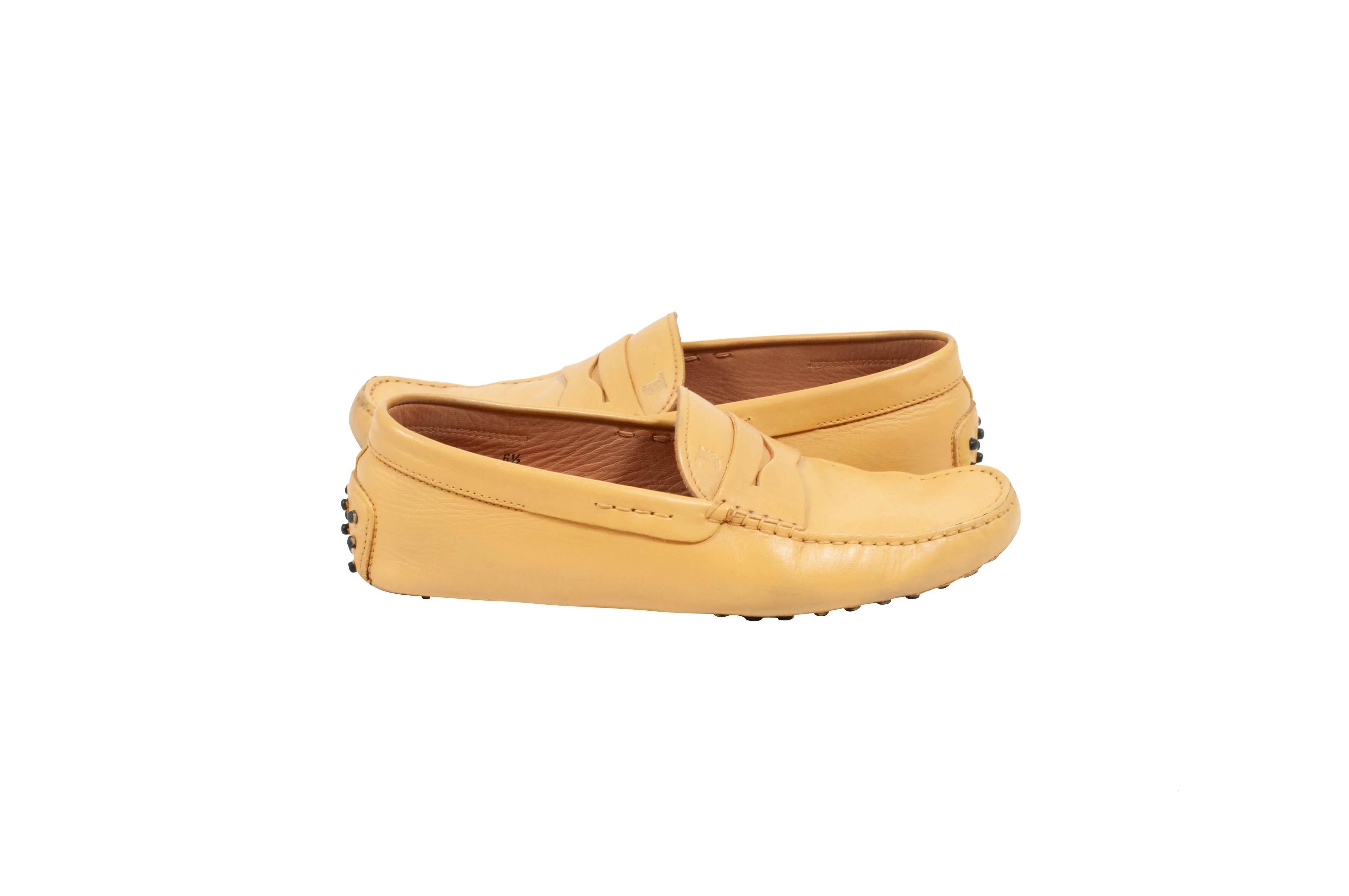 Leather Loafer (Yellow)