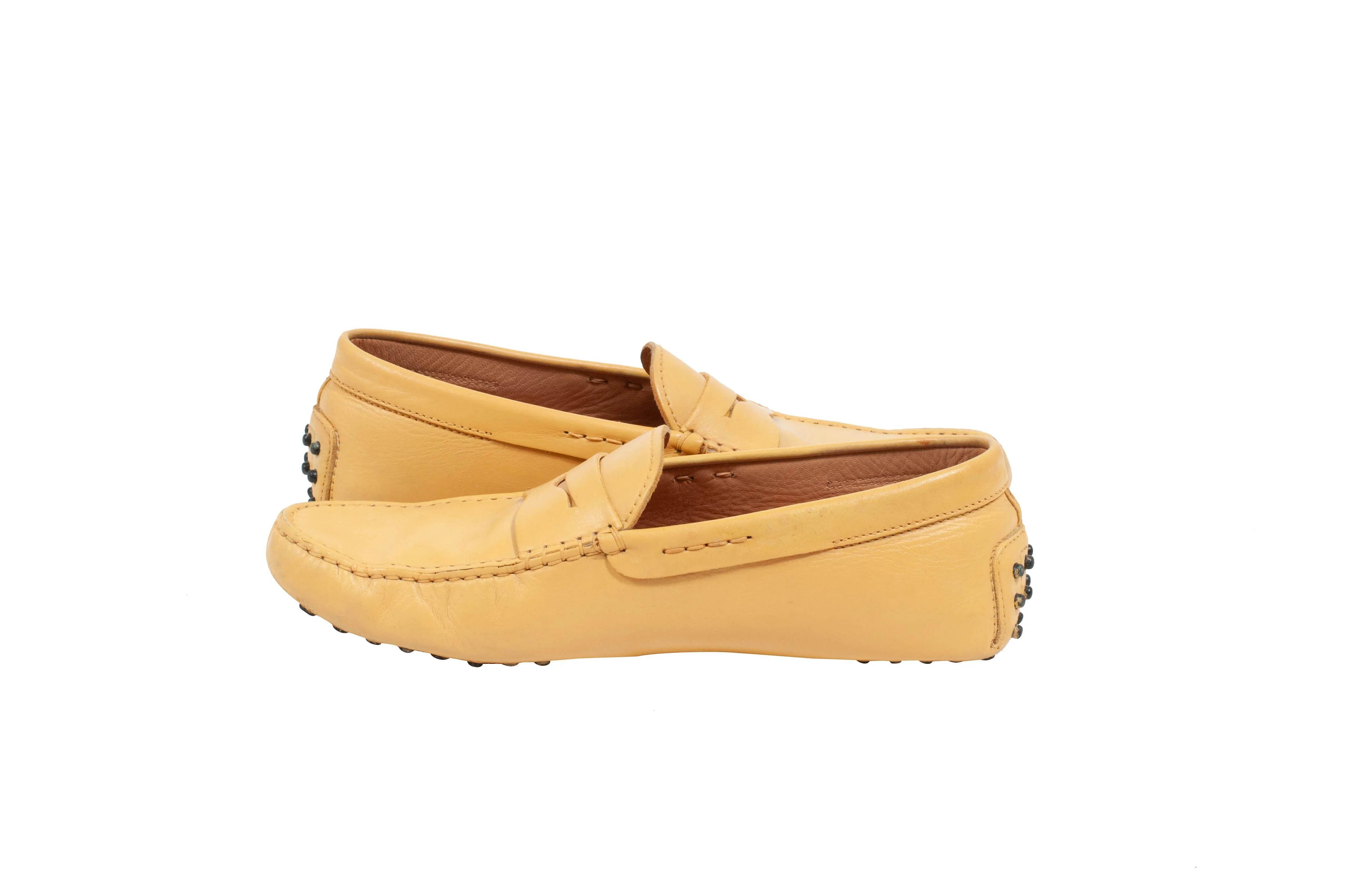 Leather Loafer (Yellow)