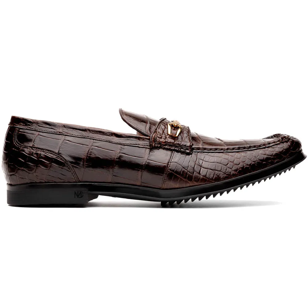 Marco Di Milano Hugo All Alligator and Rubber Brown