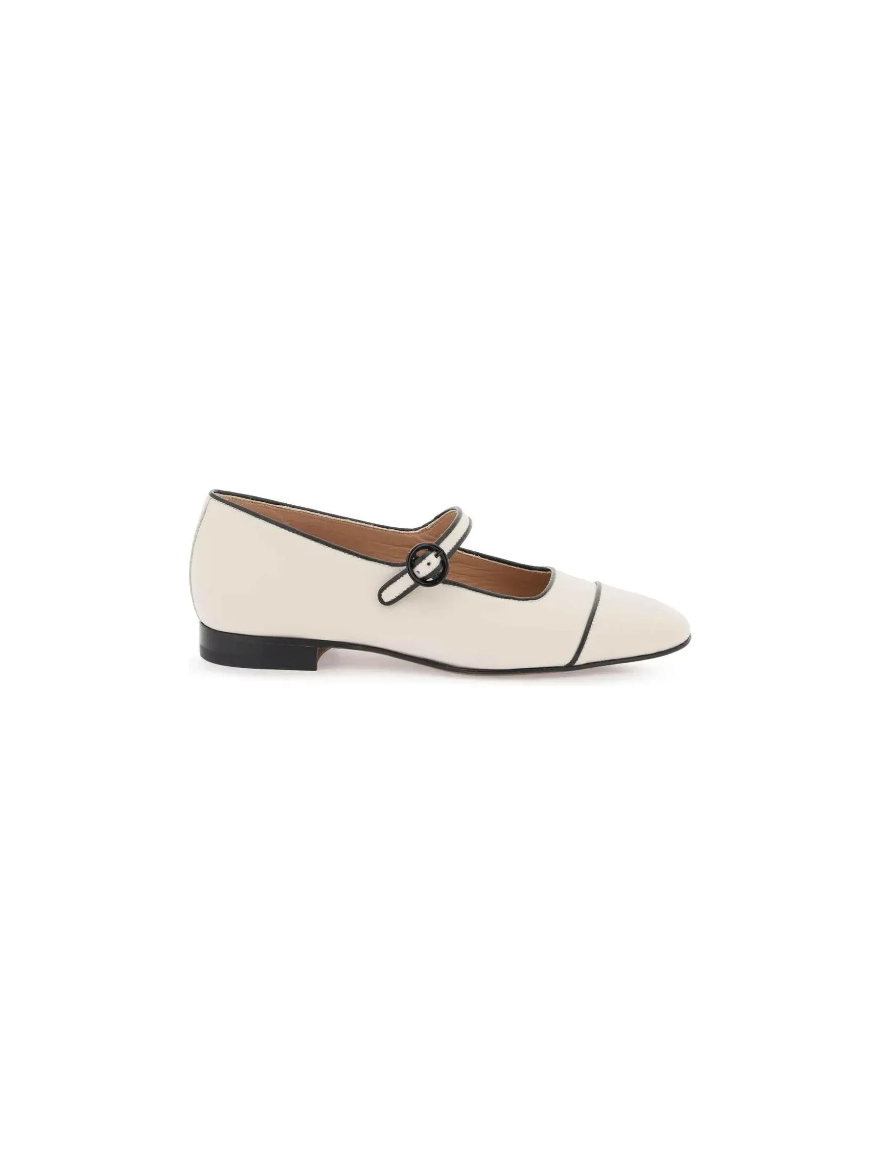 Mary Jane Leather Flats