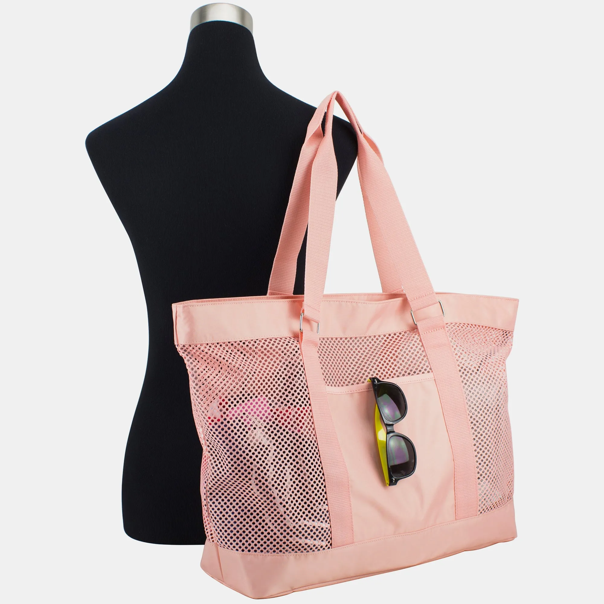 Mesh Beach Large Tote Bag