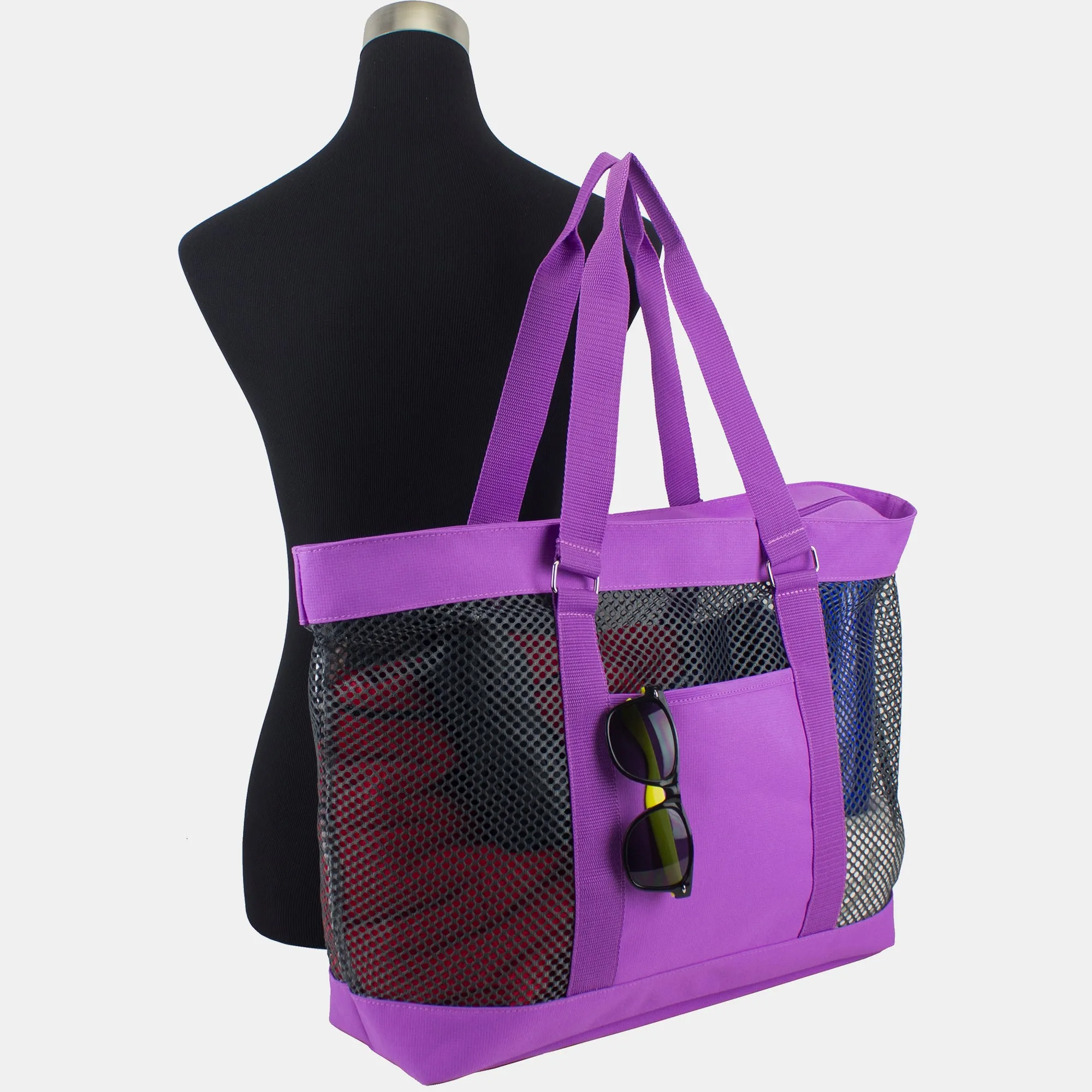 Mesh Beach Large Tote Bag