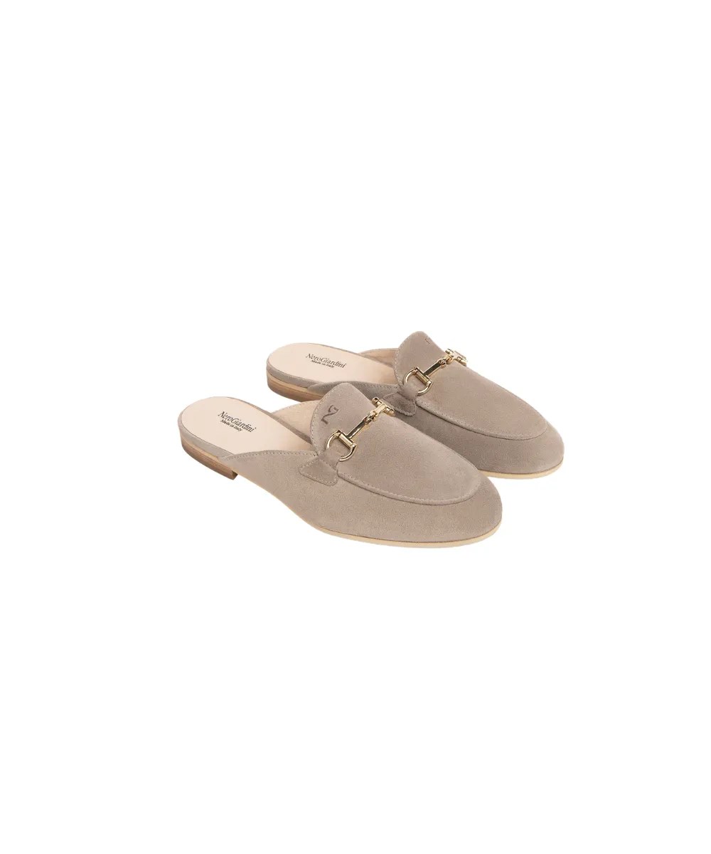 NERO GIARDINI WOMEN SUEDE MULES