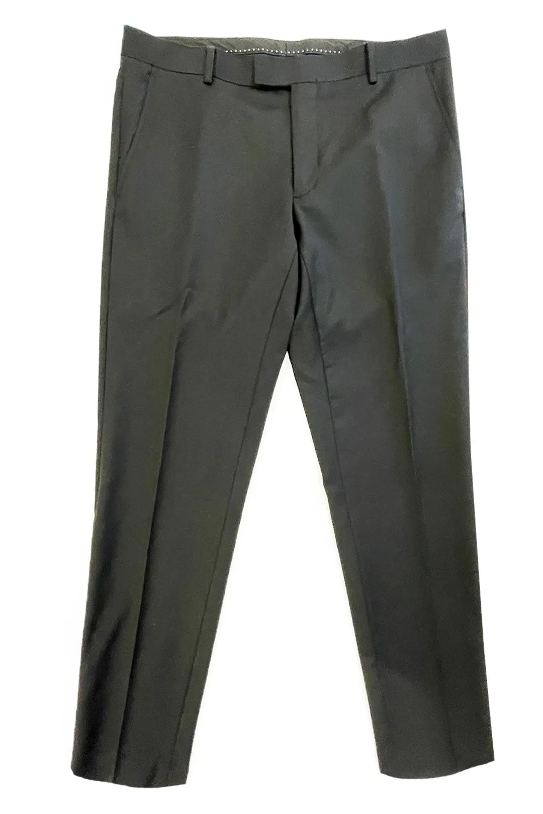 Razor Plain Twill Wool Trouser