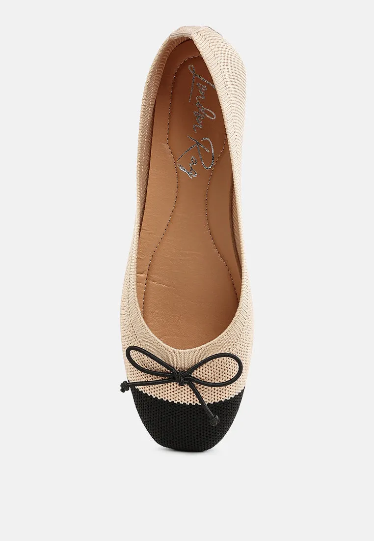 Rosario Two Tone Ballerinas