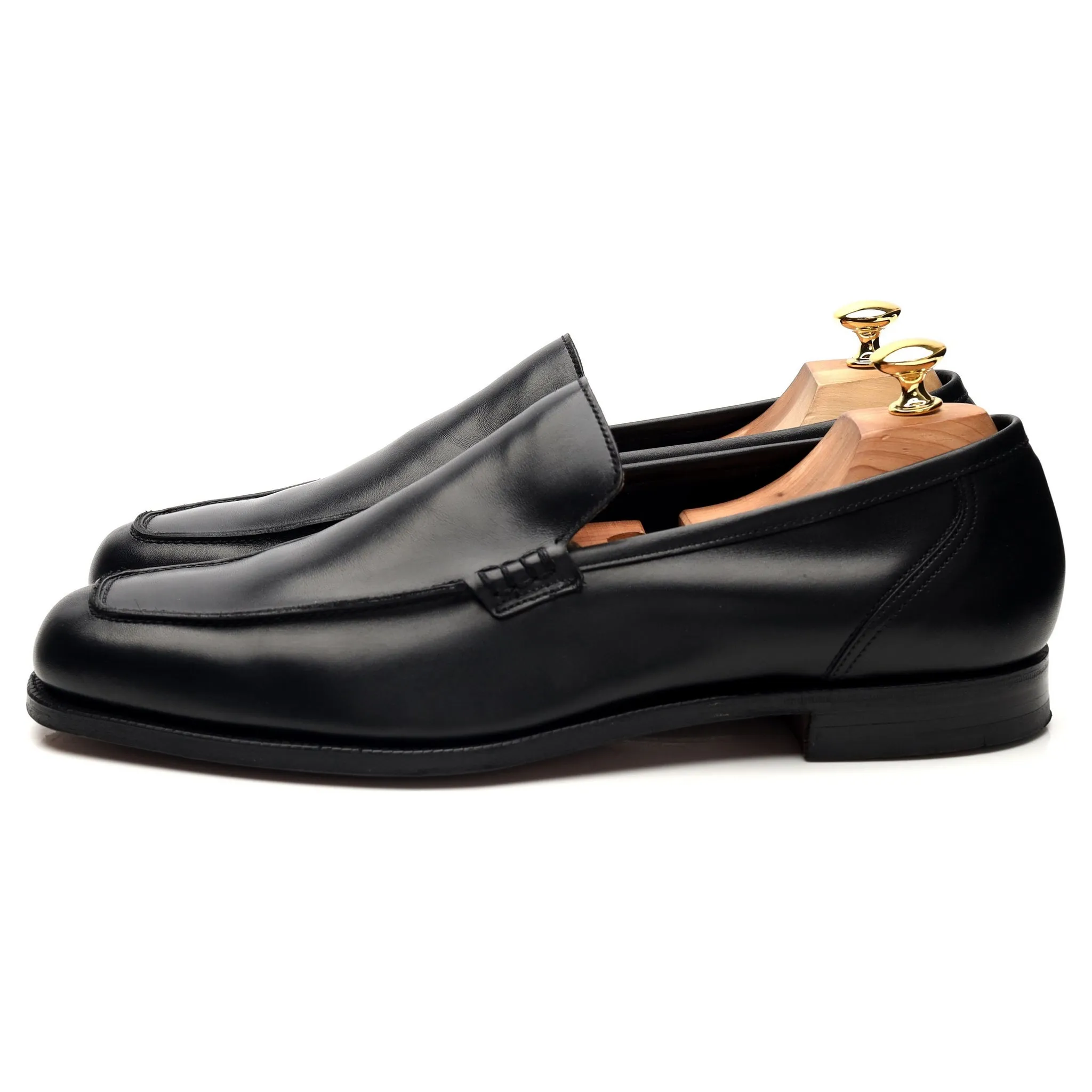 Shipton & Heneage 'Arundel' Black Leather Loafers UK 11.5 E