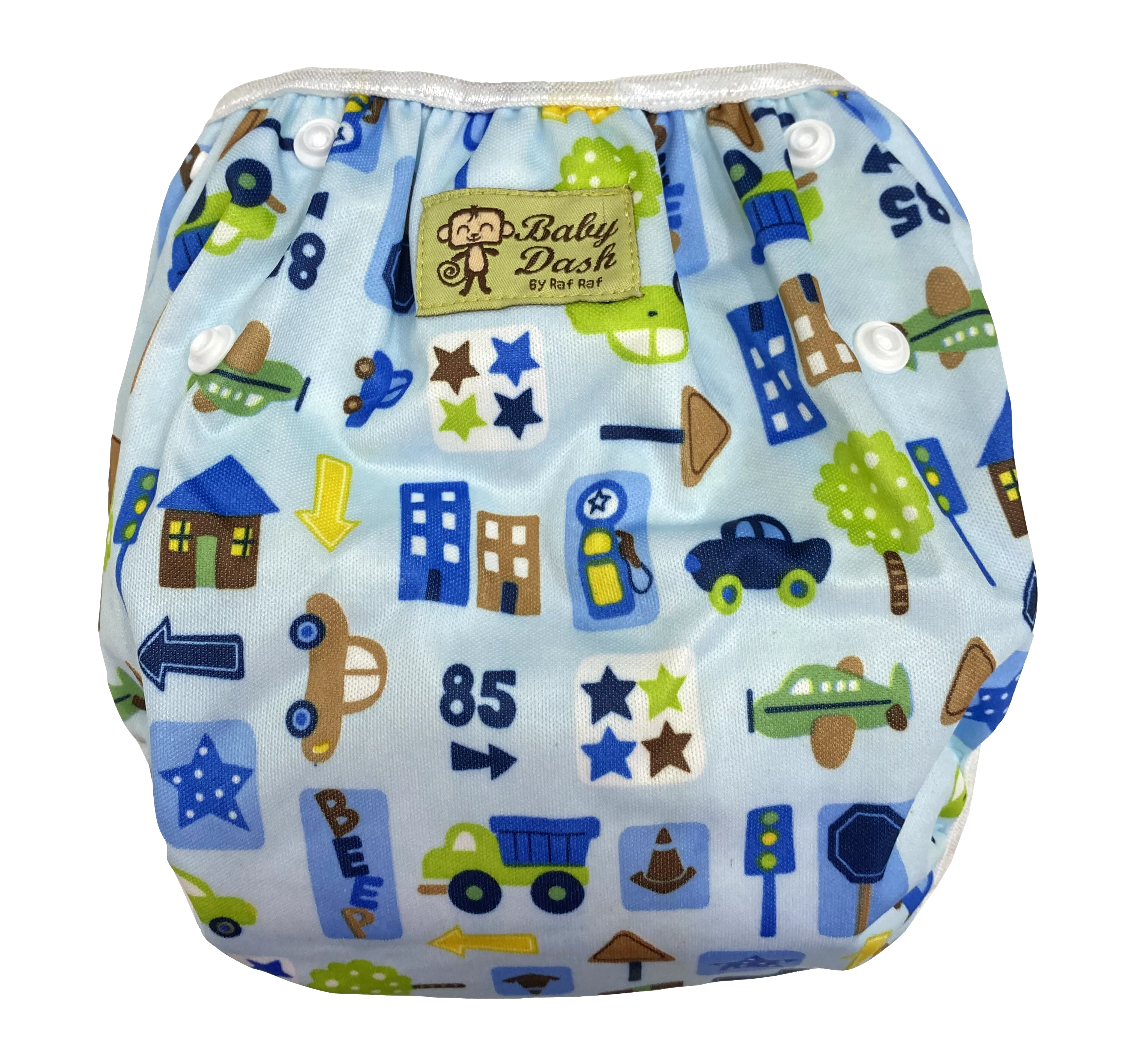 Size Adjustable Swim Diaper - Cars