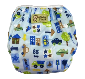 Size Adjustable Swim Diaper - Cars