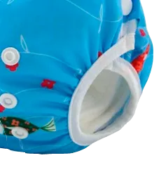 Size Adjustable Swim Diaper - Navy Dino