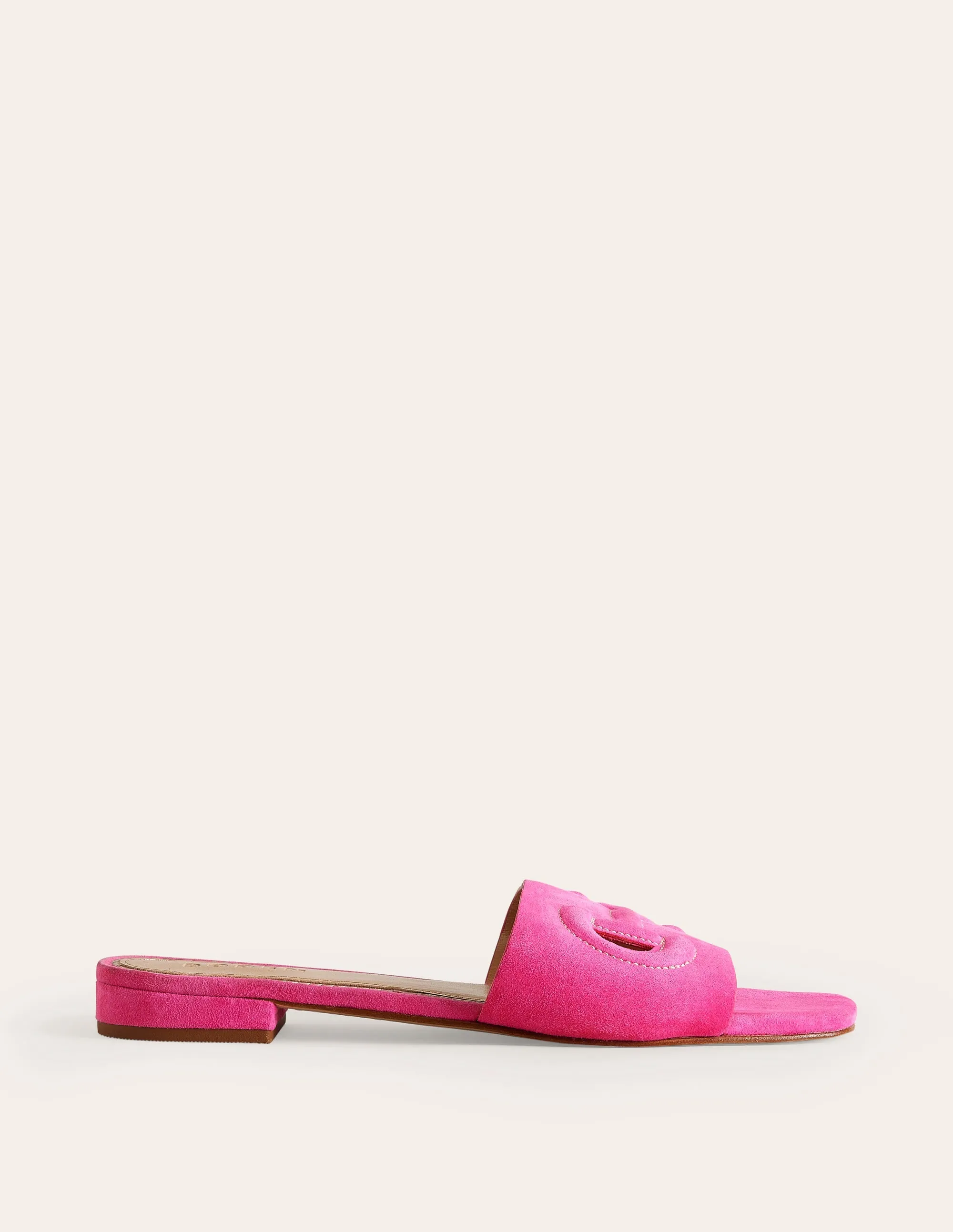 Stitch Cut Out Snaffle Sliders-Festival Pink