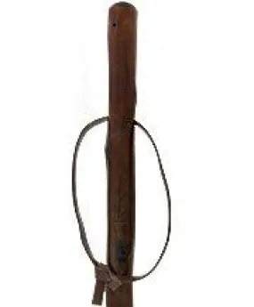 Sturdy Chestnut Hiking Staff - Combi Tip, Stained