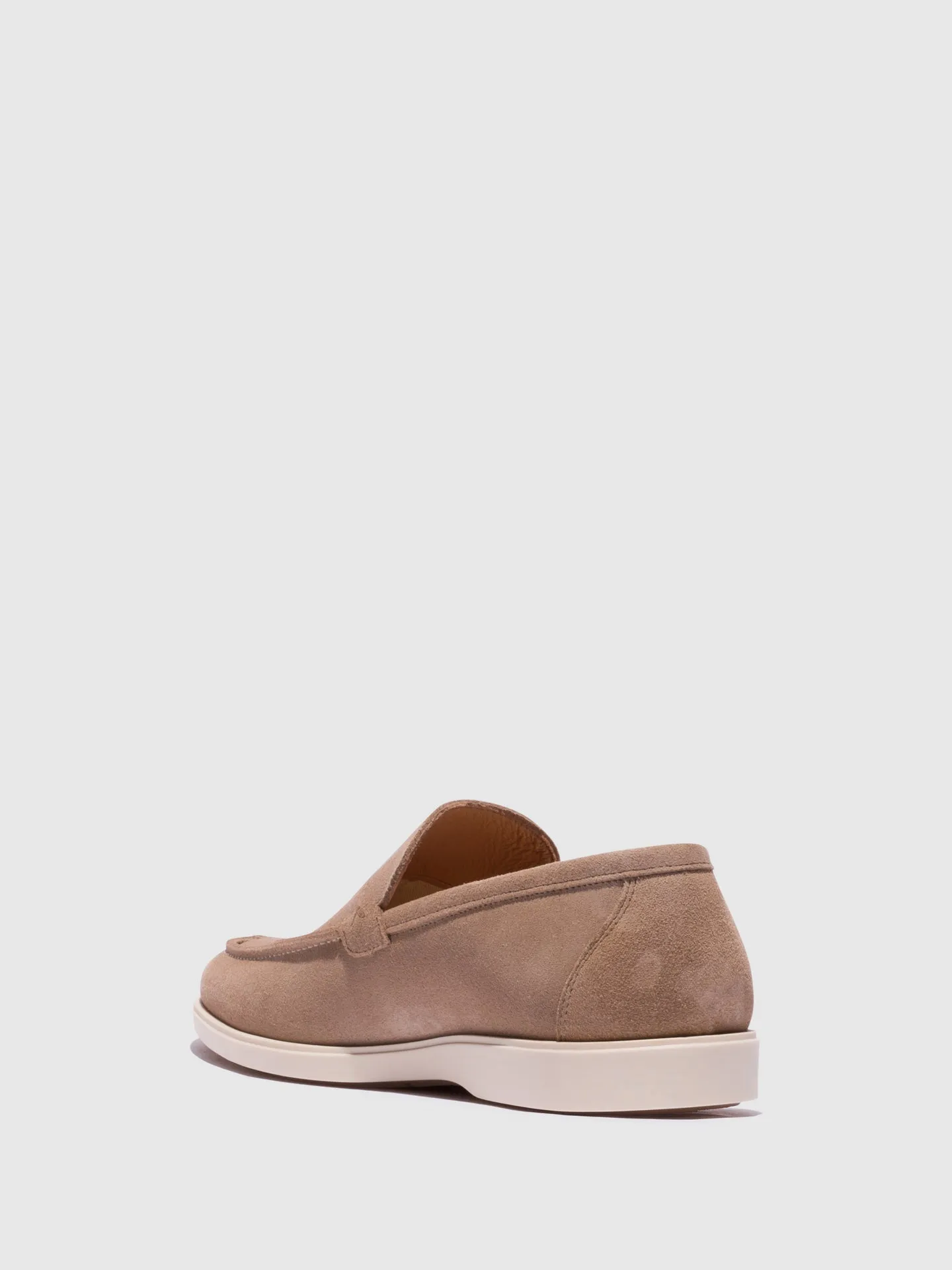 Taupe Snaffle Loafers