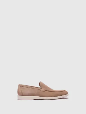 Taupe Snaffle Loafers