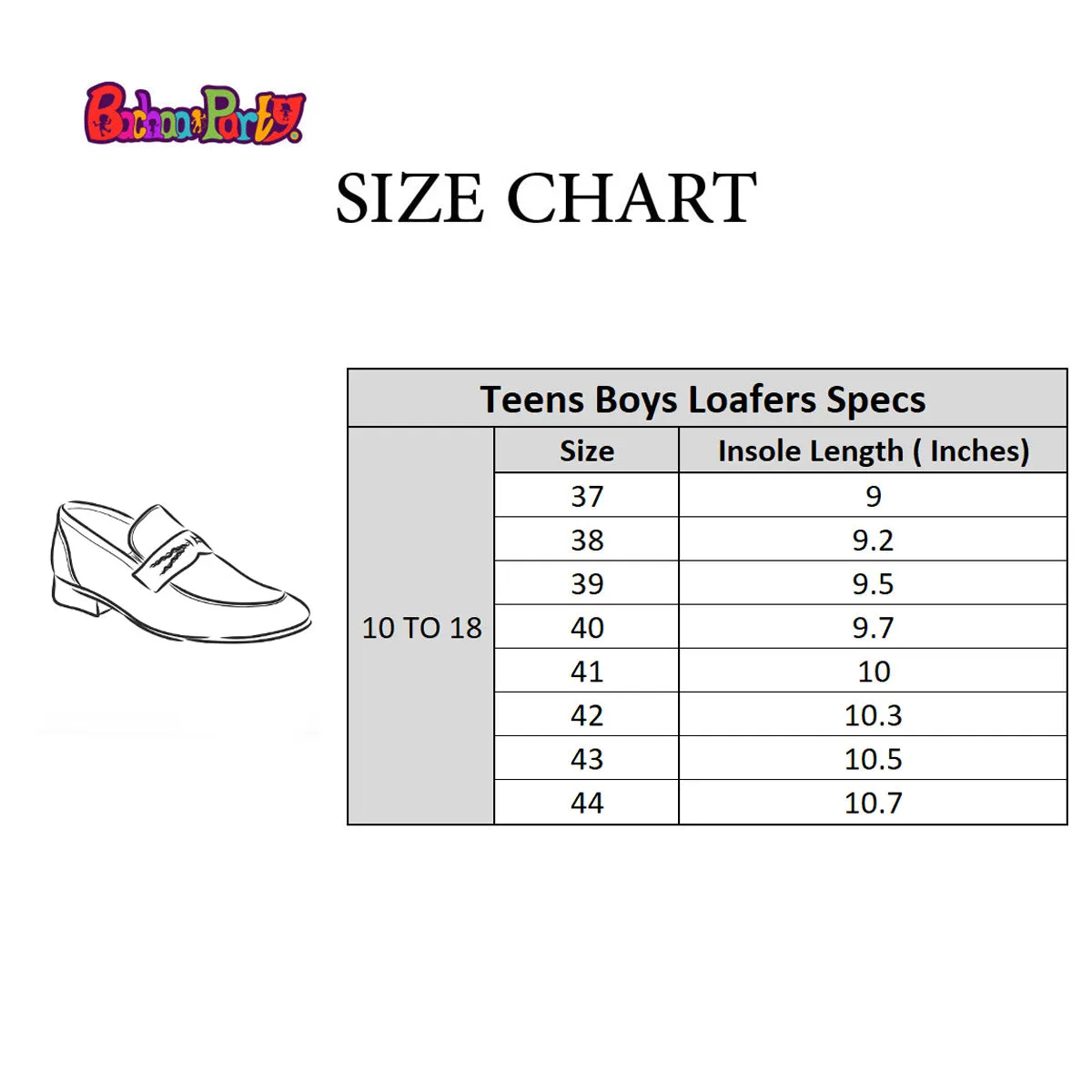 Teens Boys Loafer Shoes LF-4 - BROWN