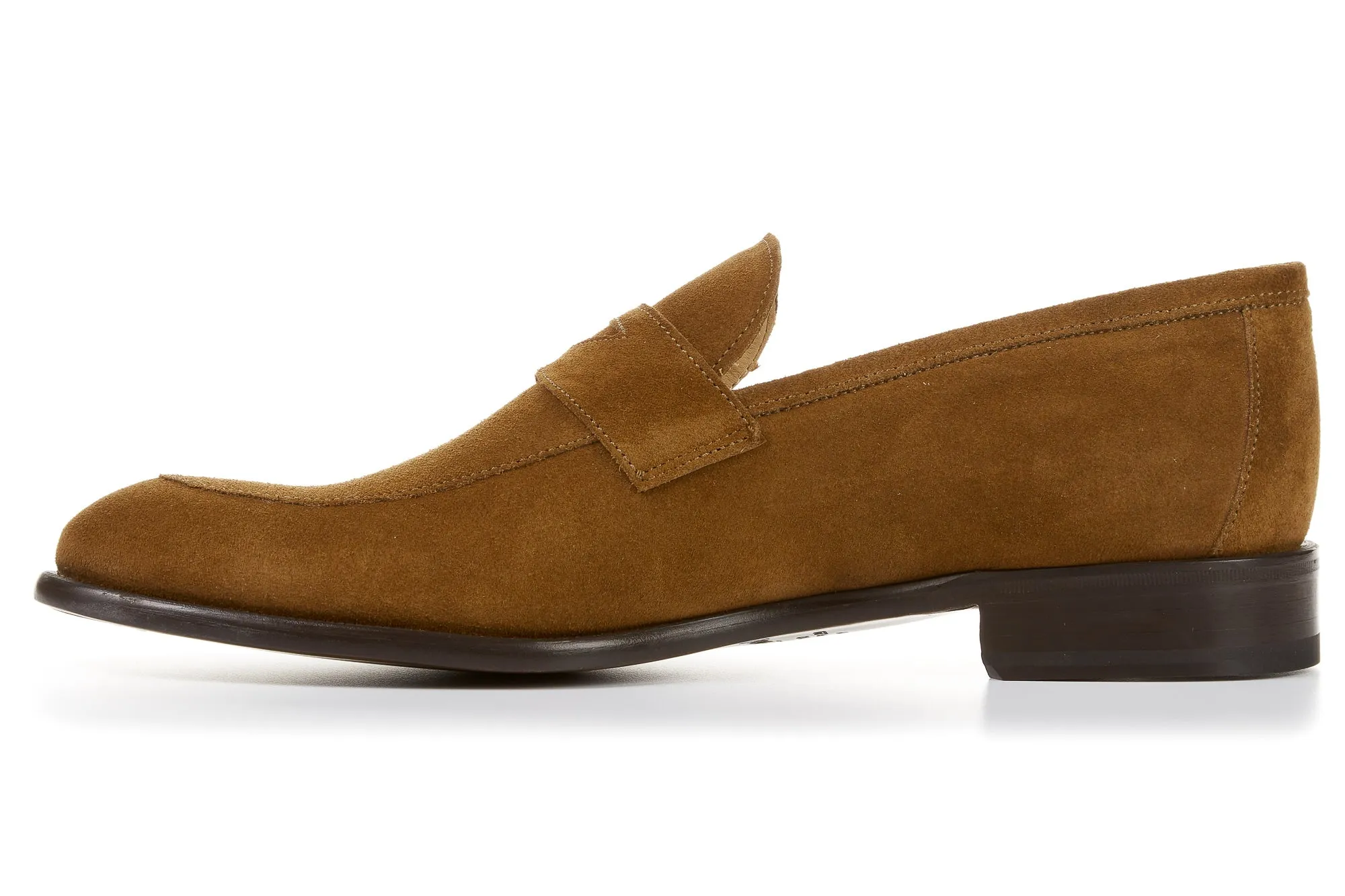 The Stewart Penny Loafer - Cacao Suede