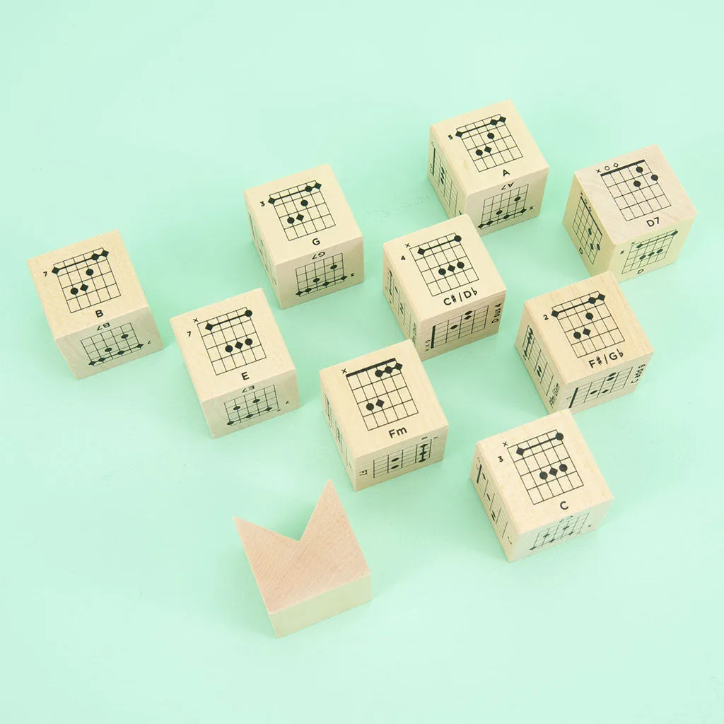 Uncle Goose Chord Cubes Guitar Blocks