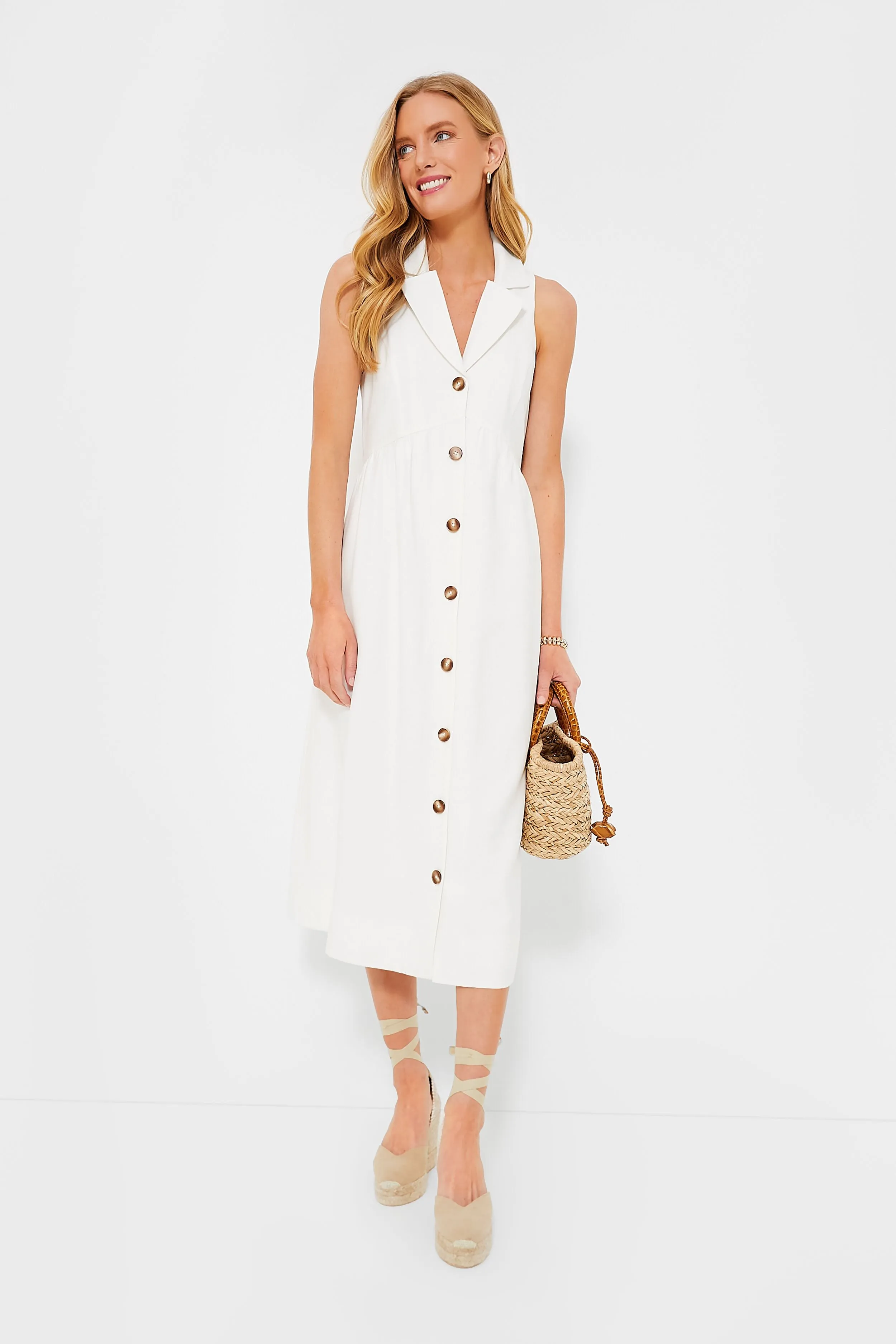 White Jules Dress