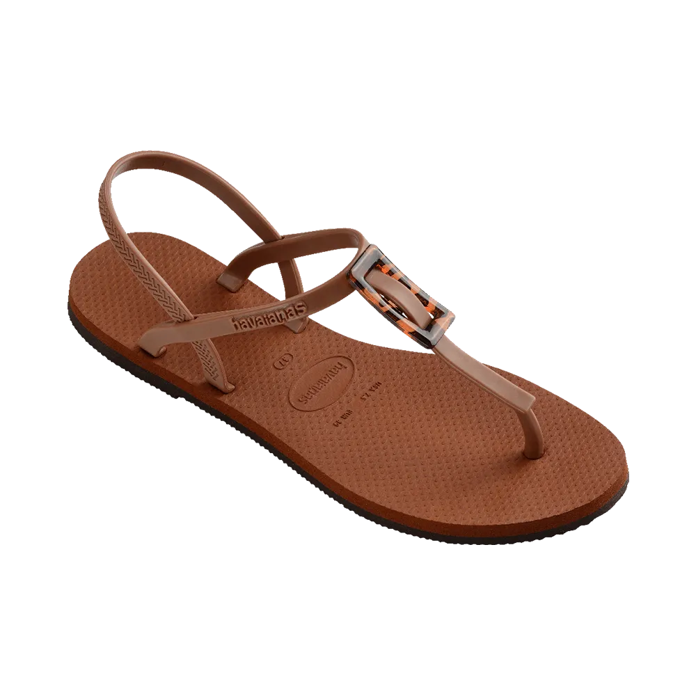 You Paraty Buckle Turtle Sandals